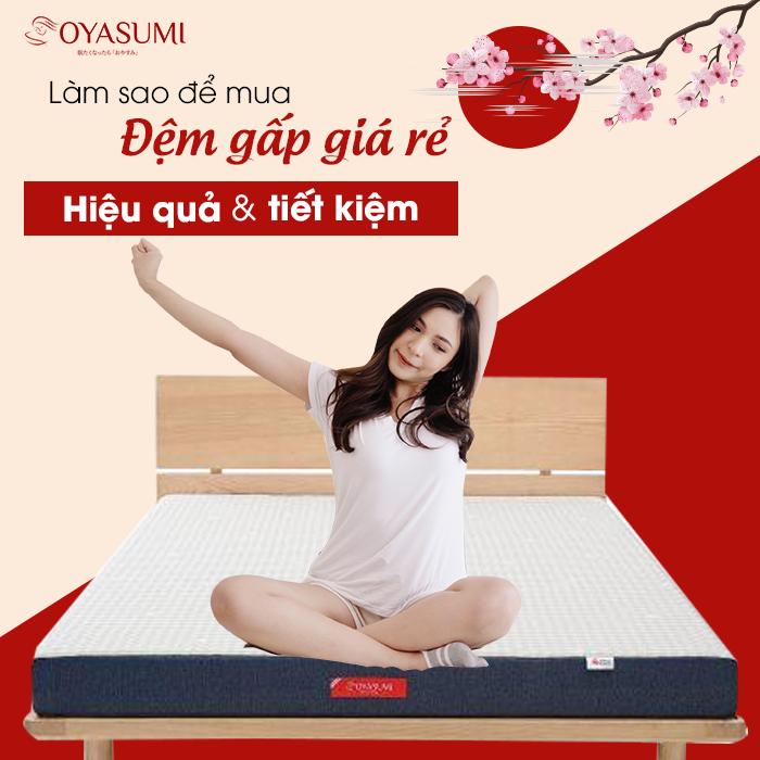 Tư vấn cách mua nệm gấp giá rẻ tốt và tiết kiệm